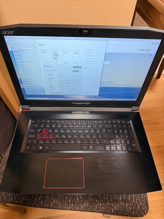 Acer Predator Helios 300 - 32 ram, 1060
