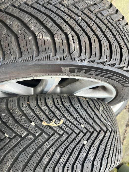 Jante originale Mazda + anvelope Michelin Alpin 7 XL aproape noi