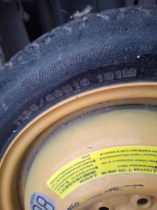 Резервна гума за субару 16 цола ПАТРИЦА