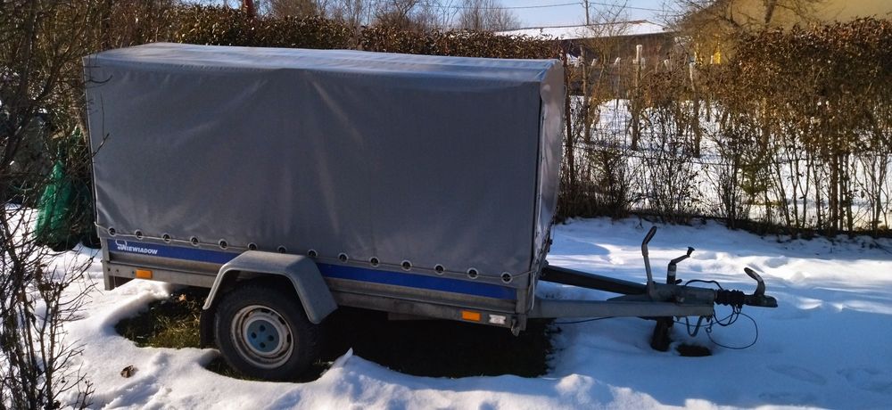 Remorcă cu sistem frânare