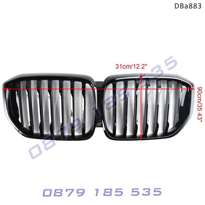 Двойни изпъкнали бъбреци BMW X5 G05 LCI/G18 бмв х5 г05 лци решетки гри