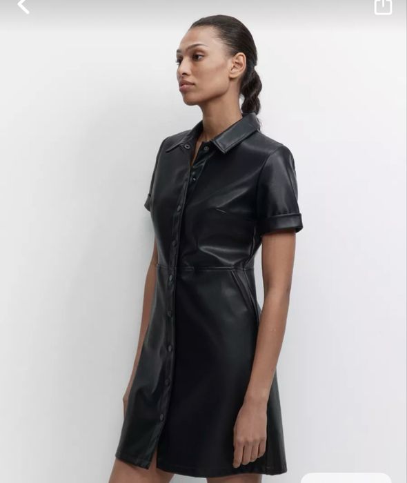 Продаю платье из экокожи