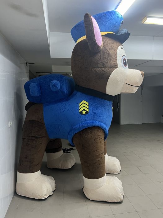 Vand mascota gonflabila câini de patrulă 2.6 m inaltime