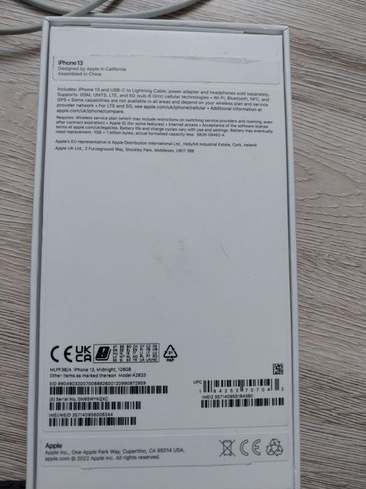 Айфон 13. IPhone 13 128. Аккумулятор 100%.
