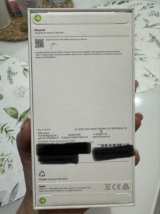 Новый IPhone 16 128g