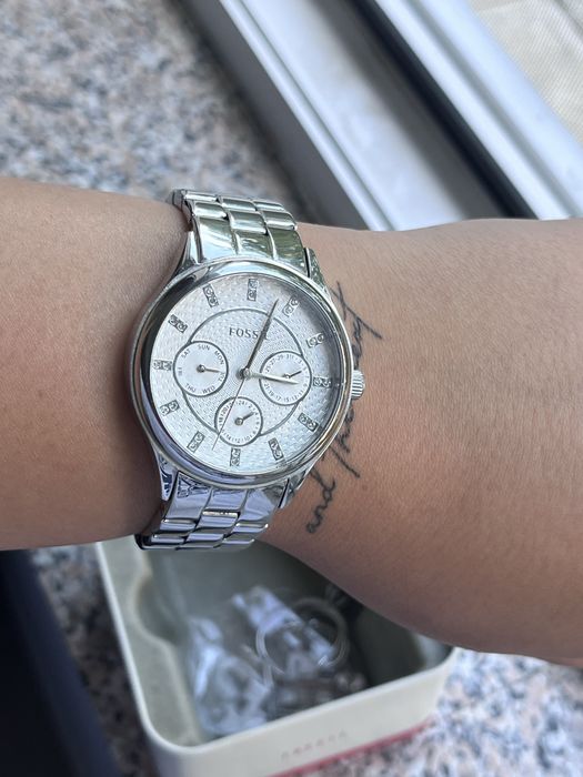 Ceas Fossil BQ1560 – Damă, Argintiu, Multifuncțional