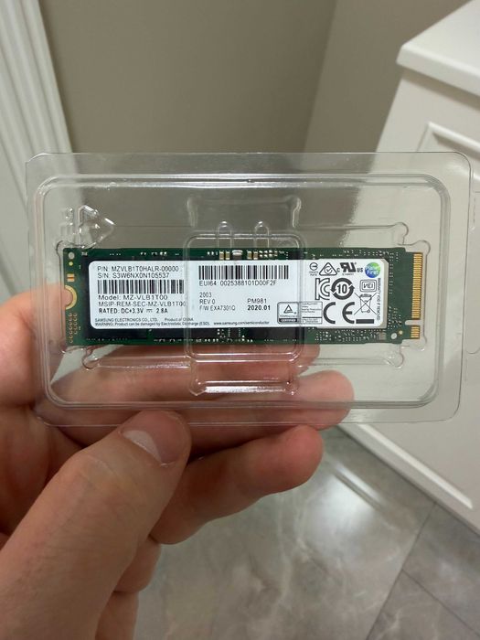 NVMe SSD Samsung PM981 1TB (OEM 970 EVO)