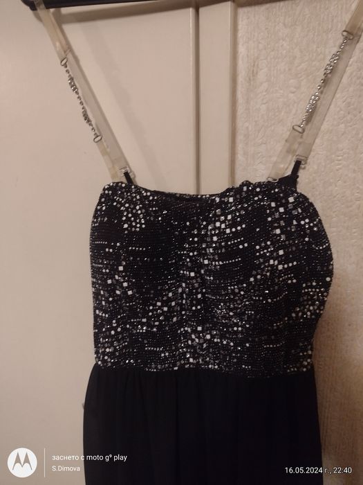 Черна Официална рокля за специални случаи!