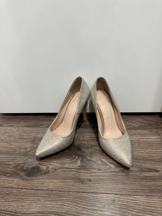 Туфли в стразах как у золушки