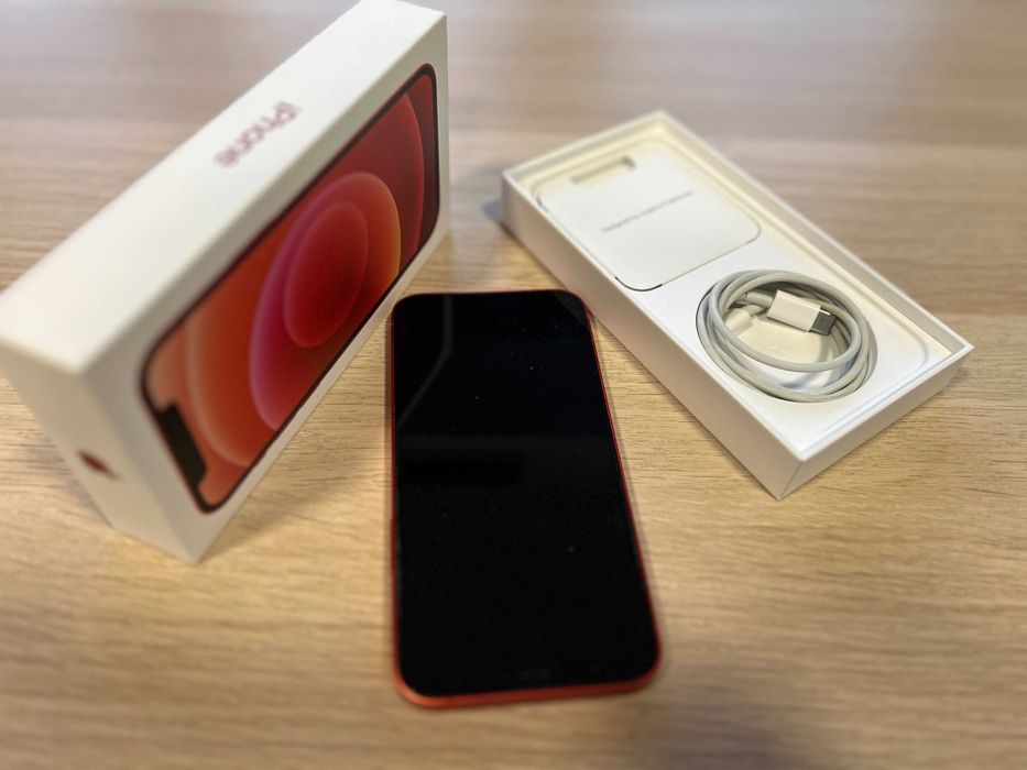 Iphone 12 RED - 64GB, stare impecabila