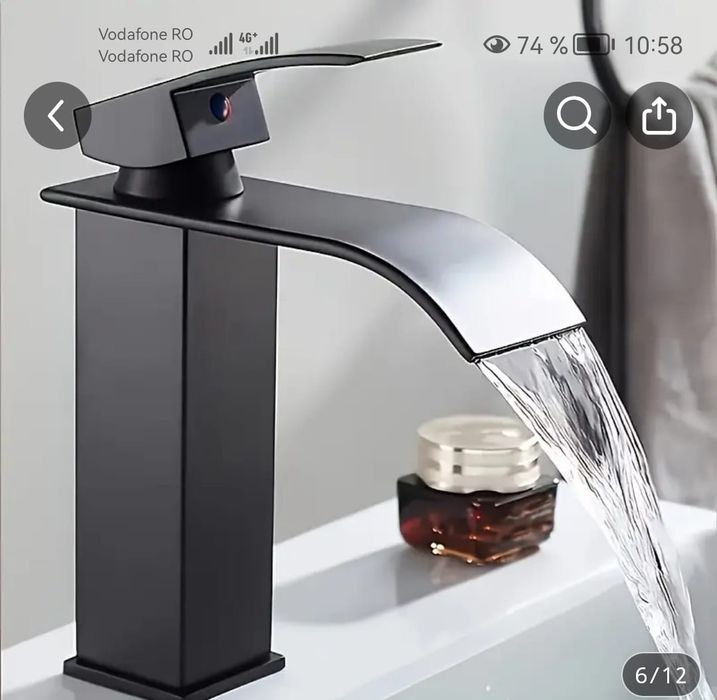 Baterie lavoar tip cascada