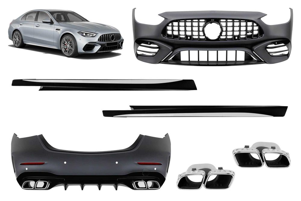 Pachet AMG Mercedes C-Class W206 Sedan (2021-2026) 63AMG Design Chrome