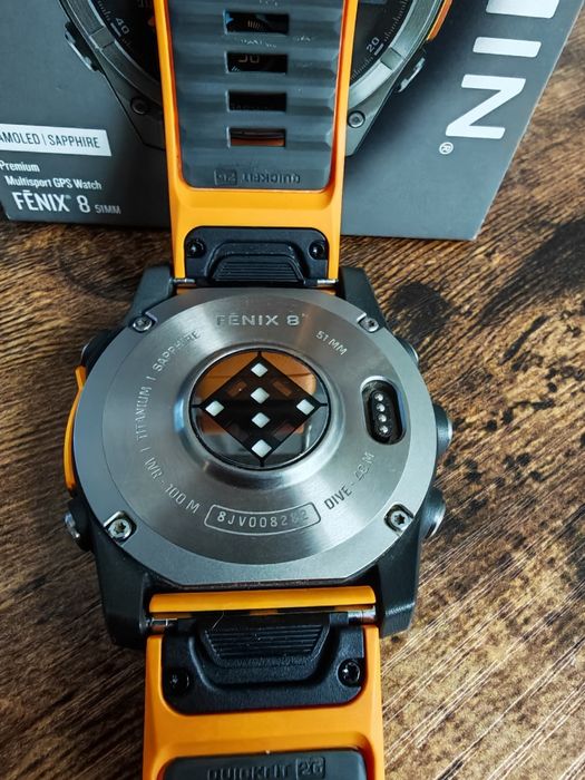 Garmin Fenix 8 Sapphire Amoled Titanium 51 mm