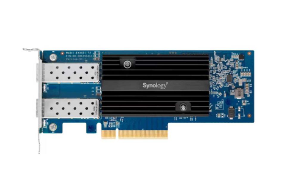 Synology E10G21-F2, Placa de retea Fibra/SFP+, Dual 10GbE, PCIe 8x