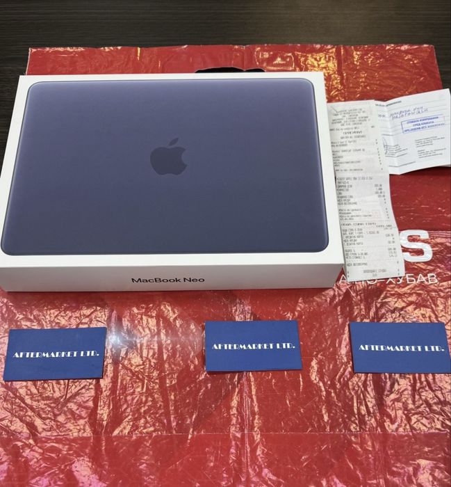 KATO НОВ 256GB MacBook Neo 13” 8GB ГАРАНЦИЯ Technopolis до 2027 Indigo