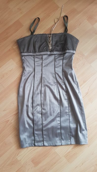 Rochie cocktail satinata