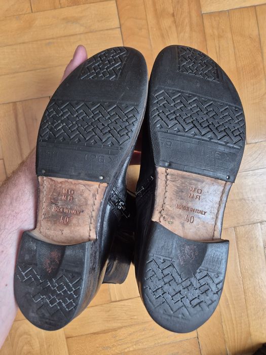 Ghete MoMa, Piele vițel, Goodyear, Fabricate în Italia - 40