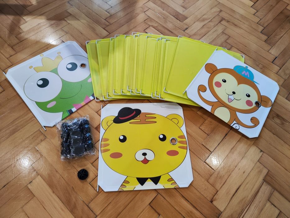 Детски сглобяем свеж шкаф за съхранение на играчки
