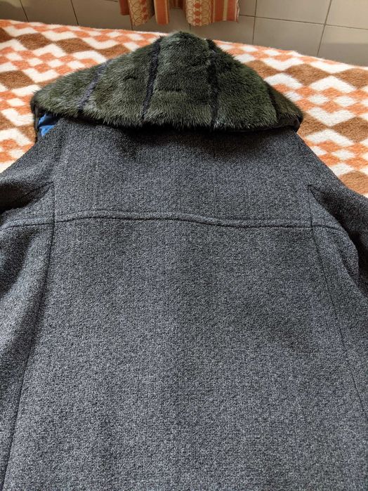 Вълнено дамско палто