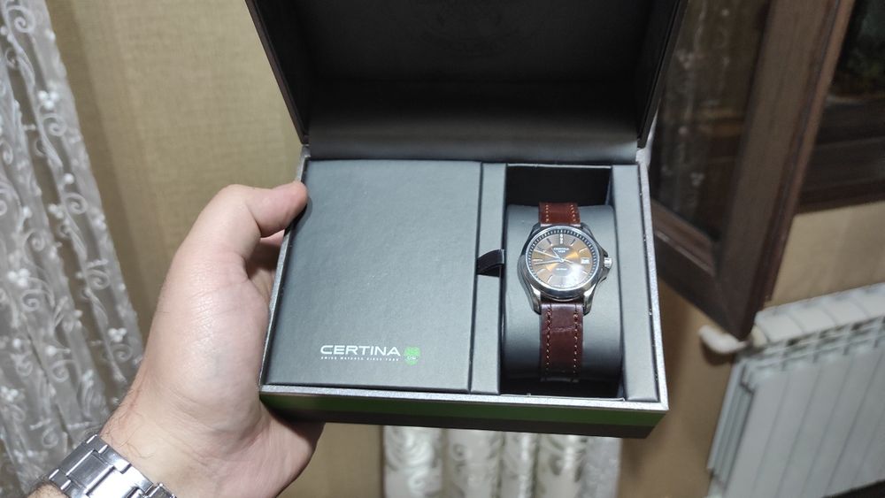 Certina DS Prime женские швейцарские часы с брилиантами