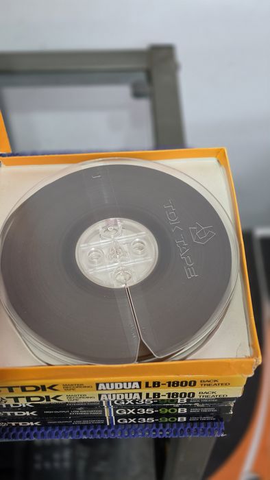 Benzi magnetofon TDK 18cm plastic