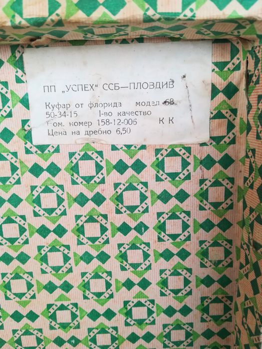 Ретро куфар за декорация