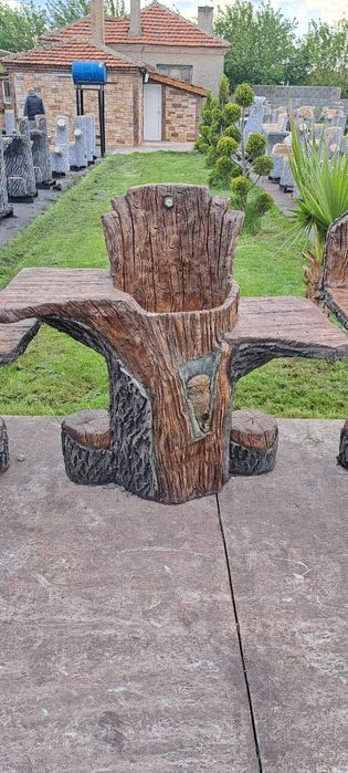 Мивка от щампован бетон