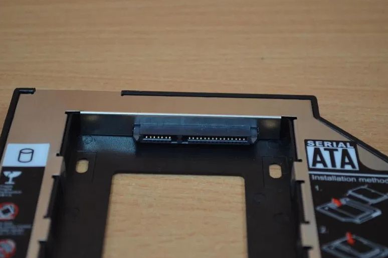 DVD адаптер за 2-ри HDD/SSD за лаптоп 9.5 / 12.7мм SATA 3 + Гаранция