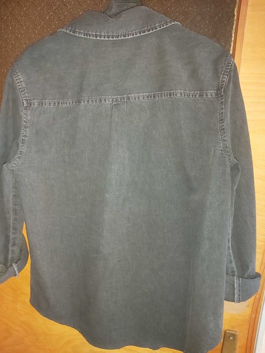 Дамска дънкова риза,черна.