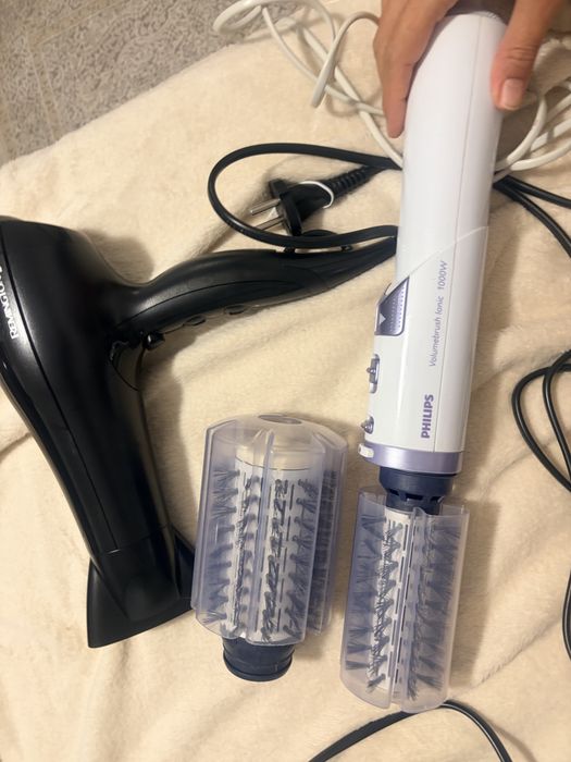 Perie rotativa philips pe vaza de ioni de argint si feon Remington  cu trei setari de temperatura Nou
