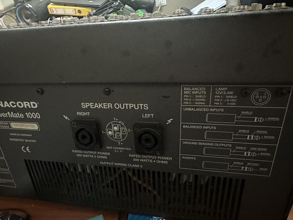 Dynacord power mate 1000