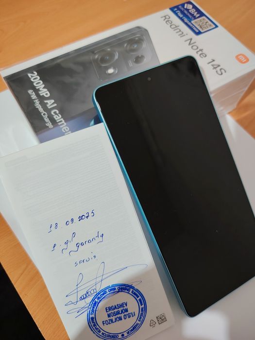 Yangi Redmi Note 14 S   12+6/512 GB