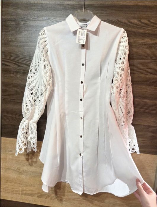 Дамска риза с дантела