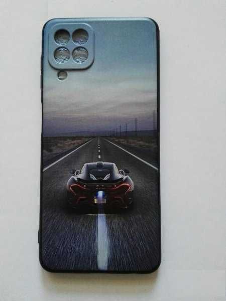 Силиконов калъф за Samsung Galaxy A22 4G,стъклен протектор,Самсунг