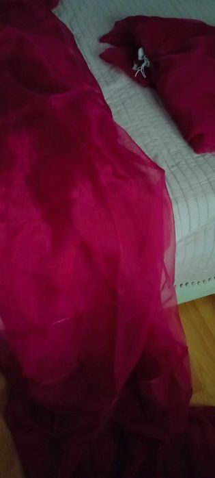 Perdea copii  unicorni si draperie organza