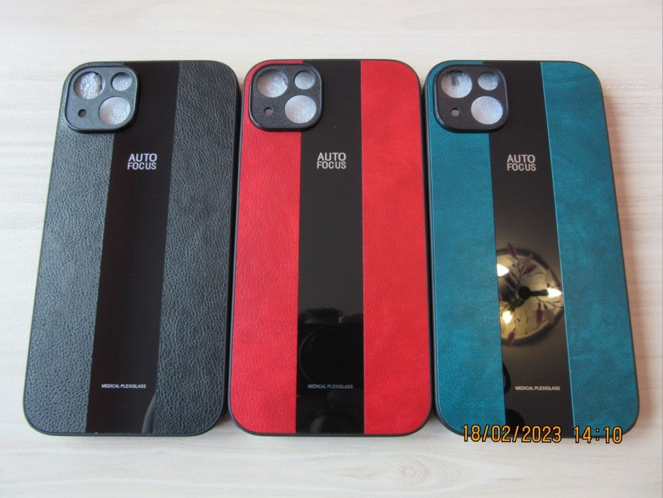 iPhone 14 14+ 14 Pro 14 Pro Max / PORSCHE кожен кейс с пръстен