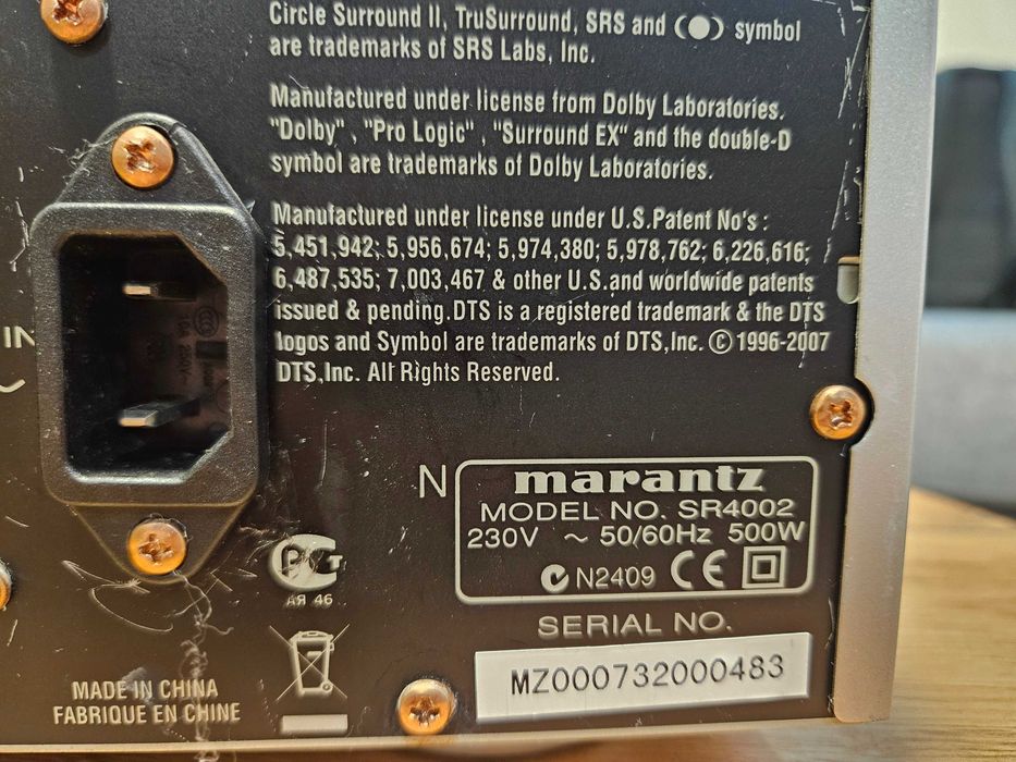 Усилвател Marantz SR4002 7.1 AV ресивър – HDMI, Dolby, DTS