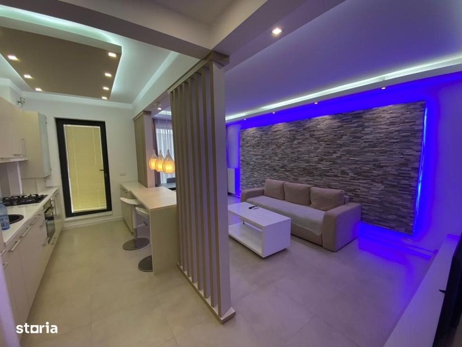Apartament cu 2 camere de inchiriat, mobilat si utilat LUX