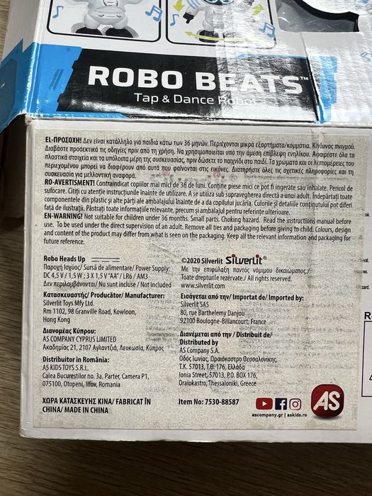 Robot electronic, Robo Beats de jucarie