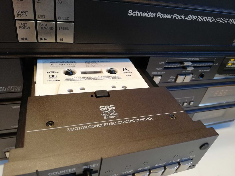 Linie Audio SCHNEIDER SPP 7570 RC cu Pick up/Caset/Tuner/Amplif - RFG