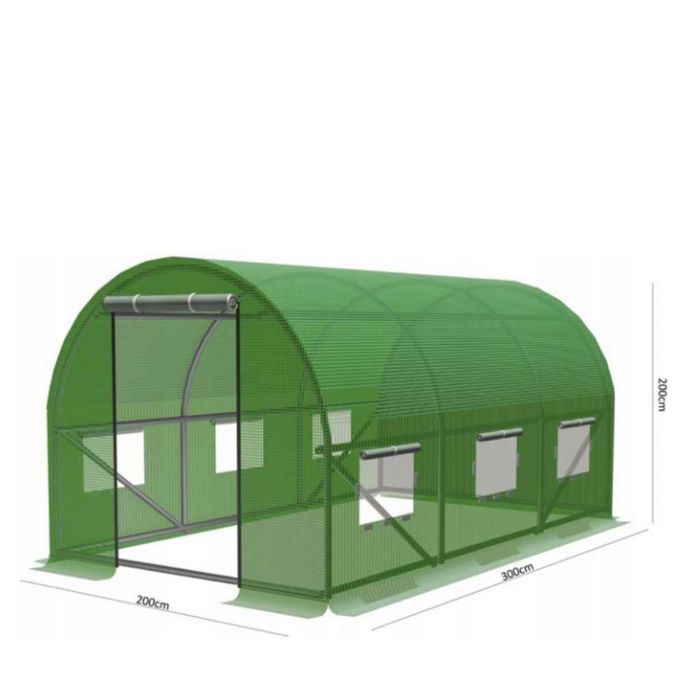 Компактна оранжерия - професионална защита - 3 х 2 х2
