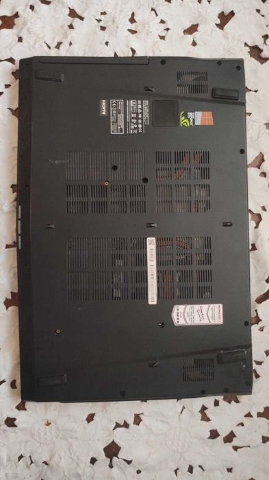 Laptop MSI GE72HQ I7 Procesor 5600 Video Nvidia GTX 2 giga ddr 5,960mb 16 giga rami ddr3L,1SSD M2 Sata 128 giga 1 sata  1 pci slot,17 inchci