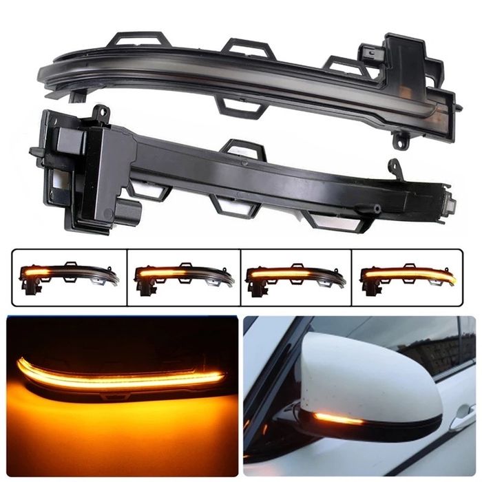 Semnalizari dinamice led fumuri oglinzi Bmw X3 X4 X5 X6 F25 F15 F16