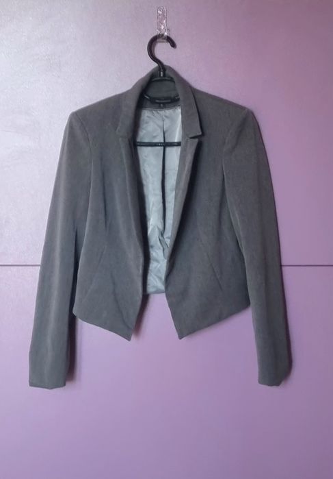 Дамско сако ( в тъмносиво и цвят горчица)