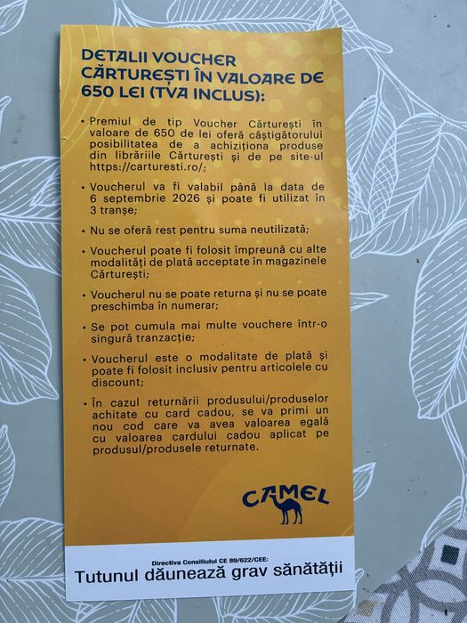 Vand voucher carturesti