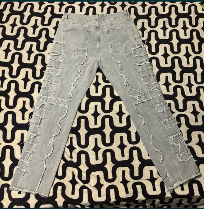 Blugi gri marimea 40