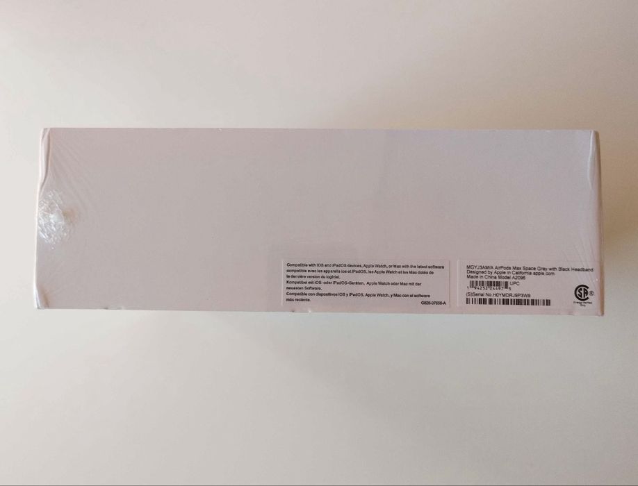 Неразопаковани Airpods Max Space Gray with Black Headband