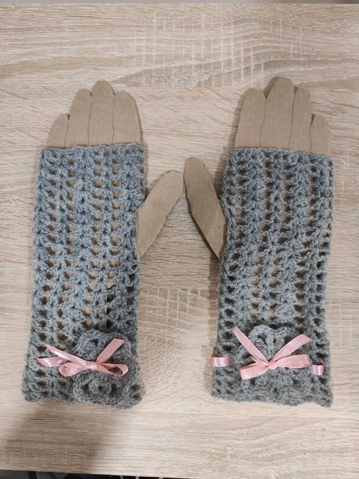 Плетени ръкавици без пръсти