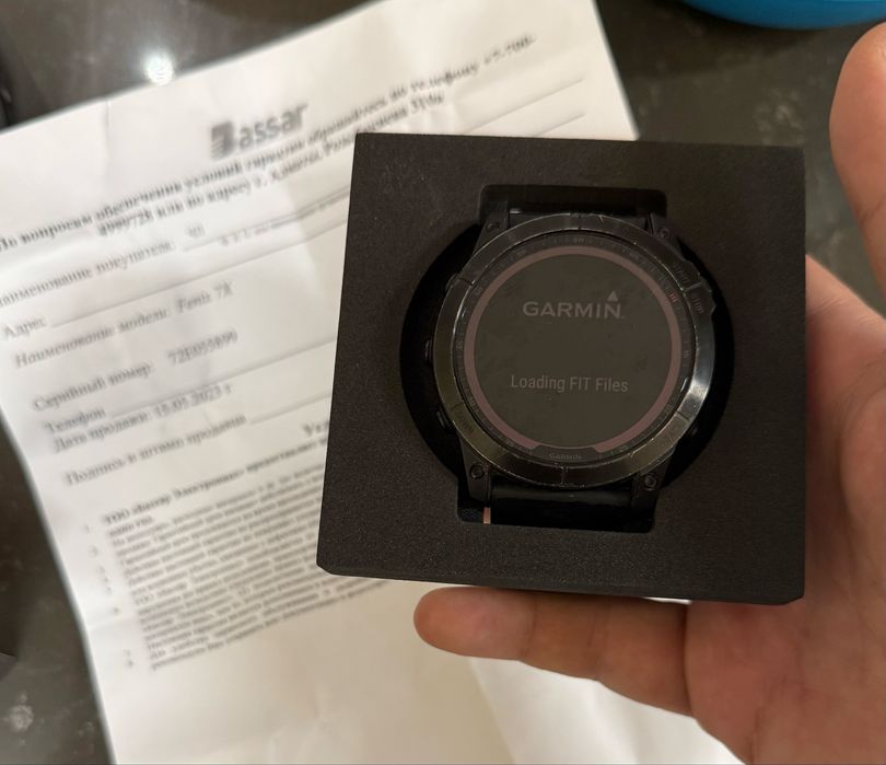 Garmin fenix 7x saphire solar