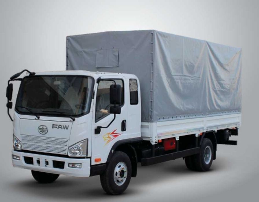 Автофургон бортовой с тентом FAW Tiger V,
 (24,6 м³),